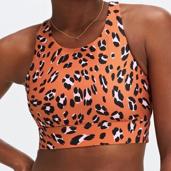 Fabletics Other - #24 No-Bounce Sports Bra In color Burnt Ochre Wavy Leo size medium Fabletics